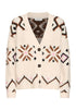 b.young Melpa Cardigan Birch Melange