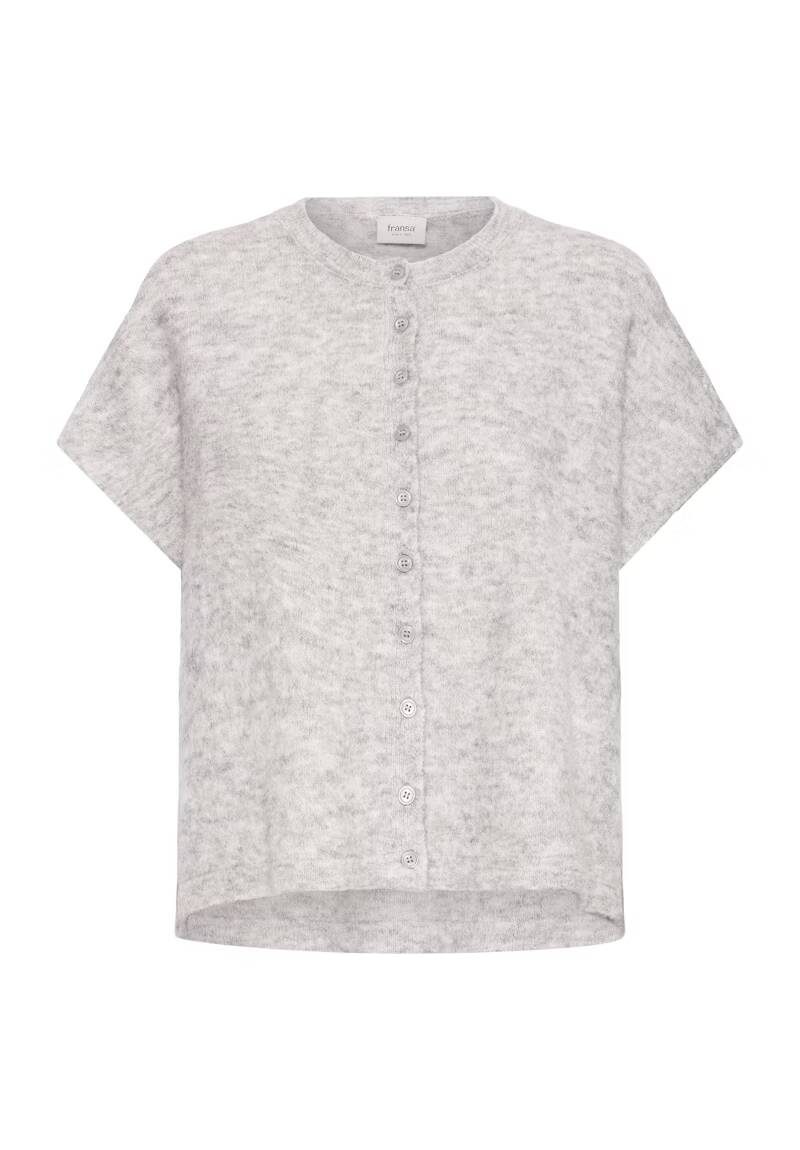 Fansa Sanny Cardigan Light Grey Melange
