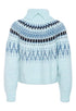 Saint Tropez Megna Rollneck Pullover Starlight Blue Melange