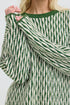 b.young Ojula Jumper Artichoke Green Abstrect