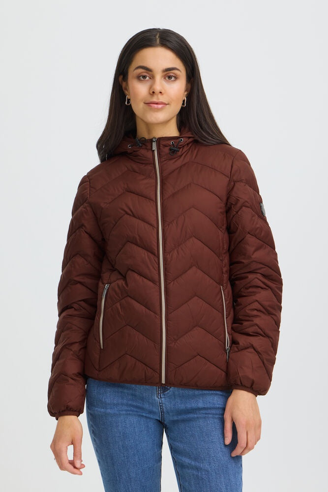Fransa Padded Jacket Rum Raisin