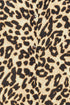 Fransa Ease Blouse Brown Leopard Art