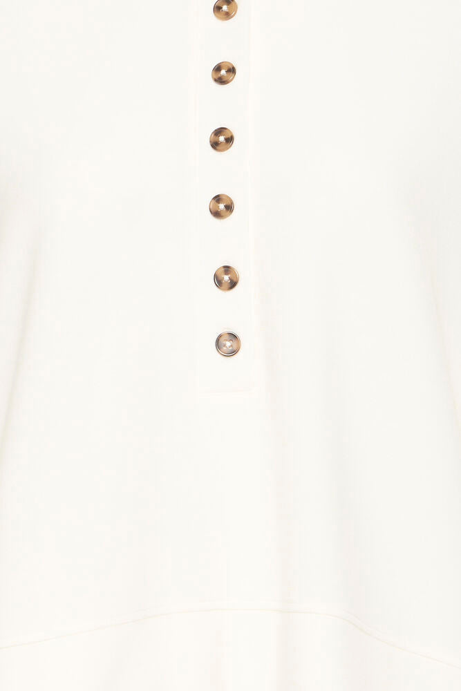 Fransa Aurora Sweatshirt Whisper White