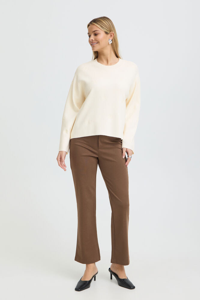 Fransa Vera Pullover Whisper White