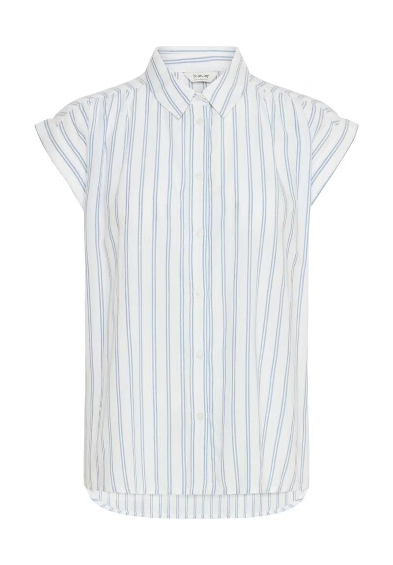 b.young Frigg Shirt Blouse Optical White Mix