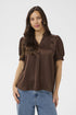 Saint Tropez Panan SS Blouse Major Brown