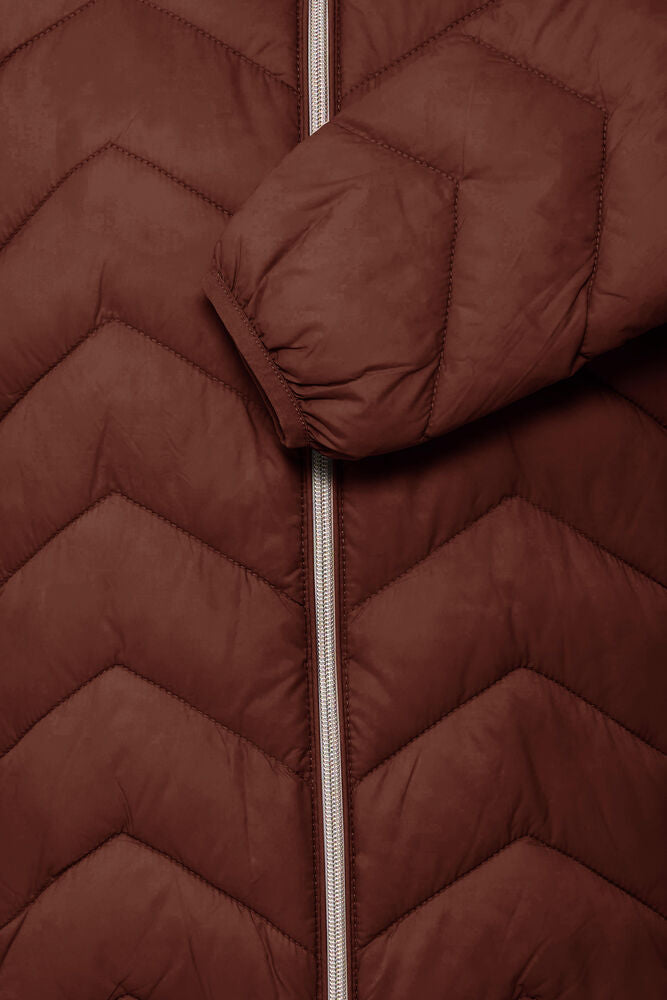 Fransa Padded Jacket Rum Raisin