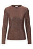 Saint Tropez Noria LS Blouse Dark Oak