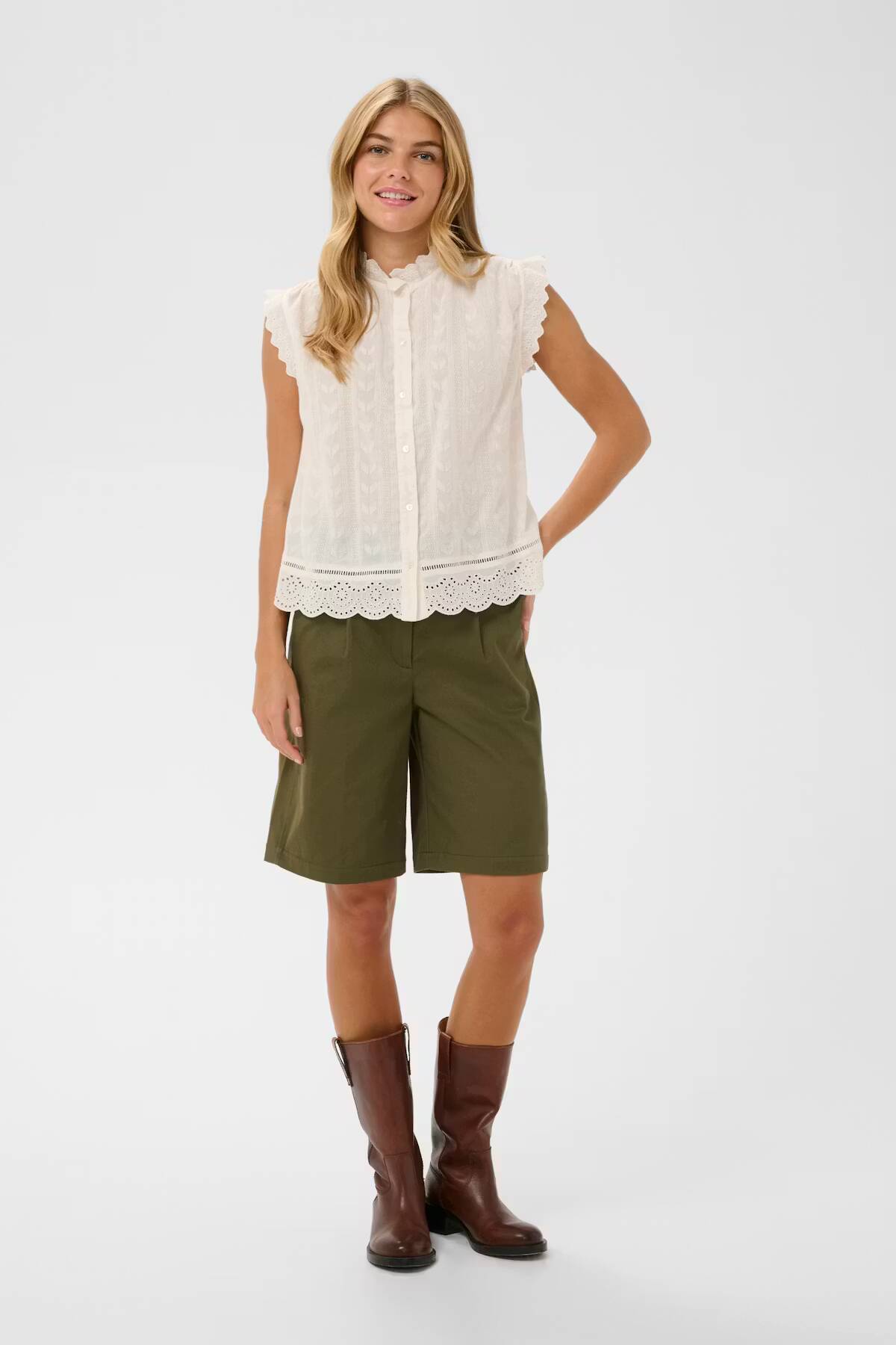 Saint Tropez Rowyn Shirt Ice