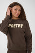 Saint Tropez Suzie Sweatshirt Chocolate Brown