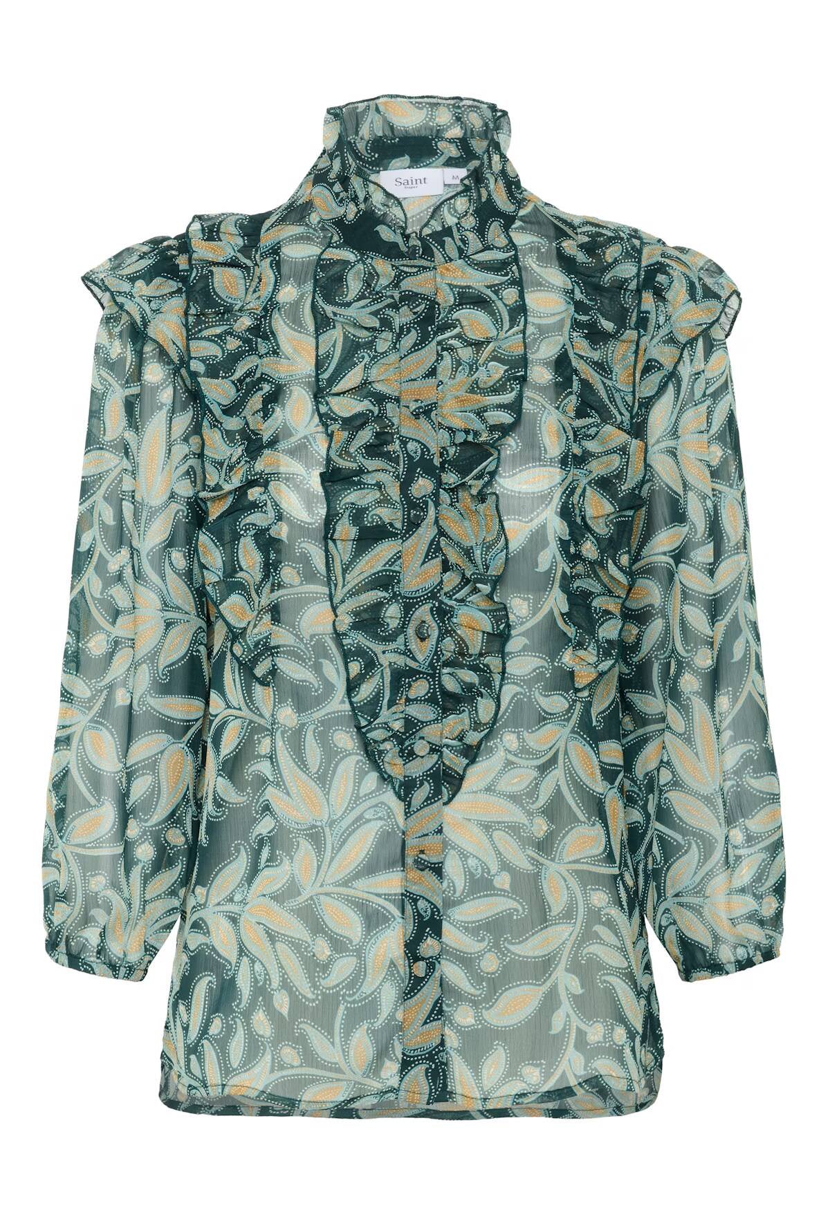Saint Tropez Maxine Blouse Pine Autumn Floral