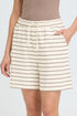 Fransa Fauna Shorts Mountain Stripe