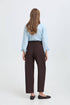 b.young Danta Barrel Dart Trousers Java Melange