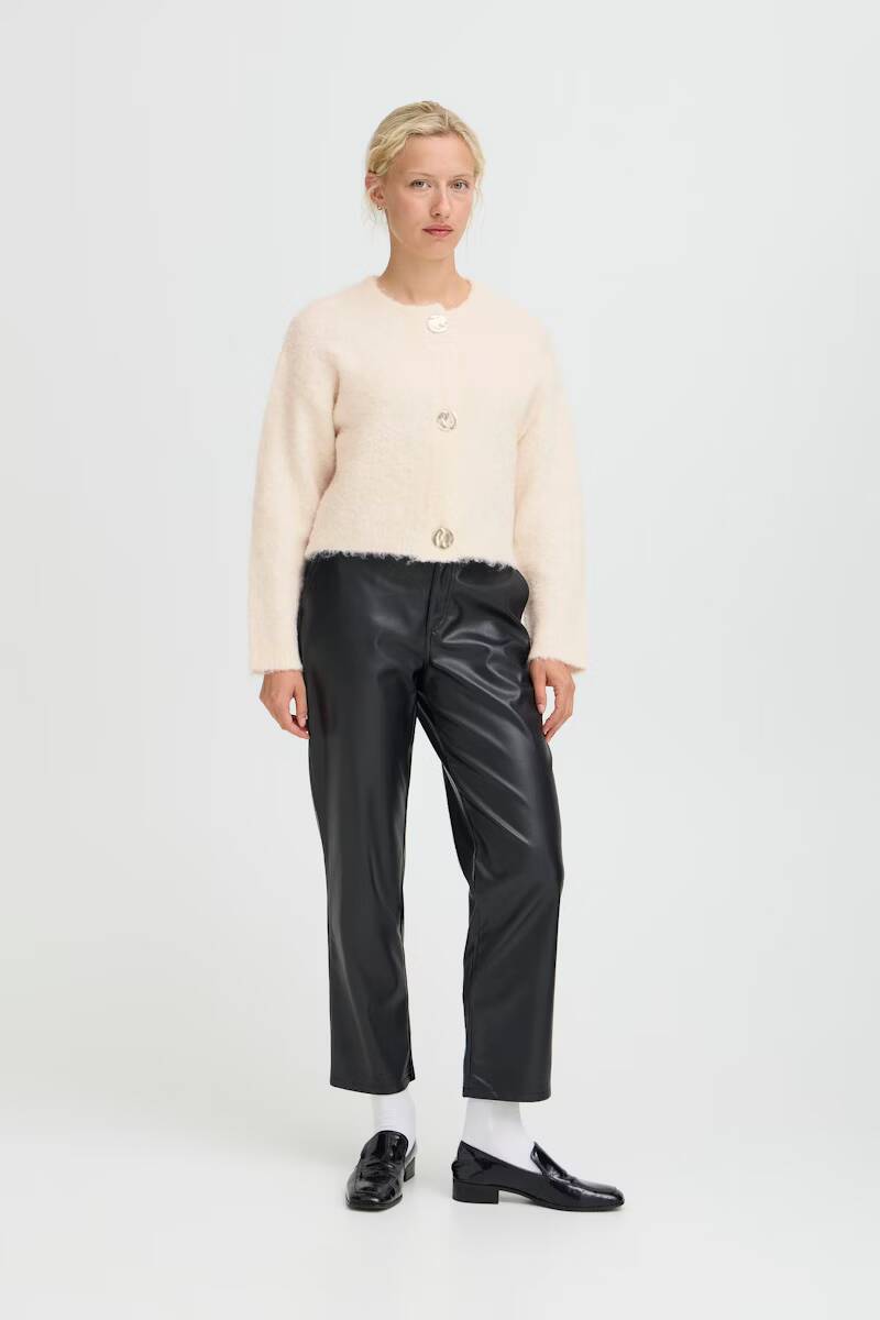 b.young Omanta Cardigan Birch Melange