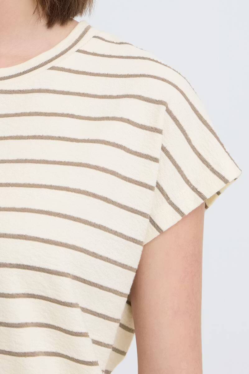 Fransa Fauna T-Shirt Mountain Stripe