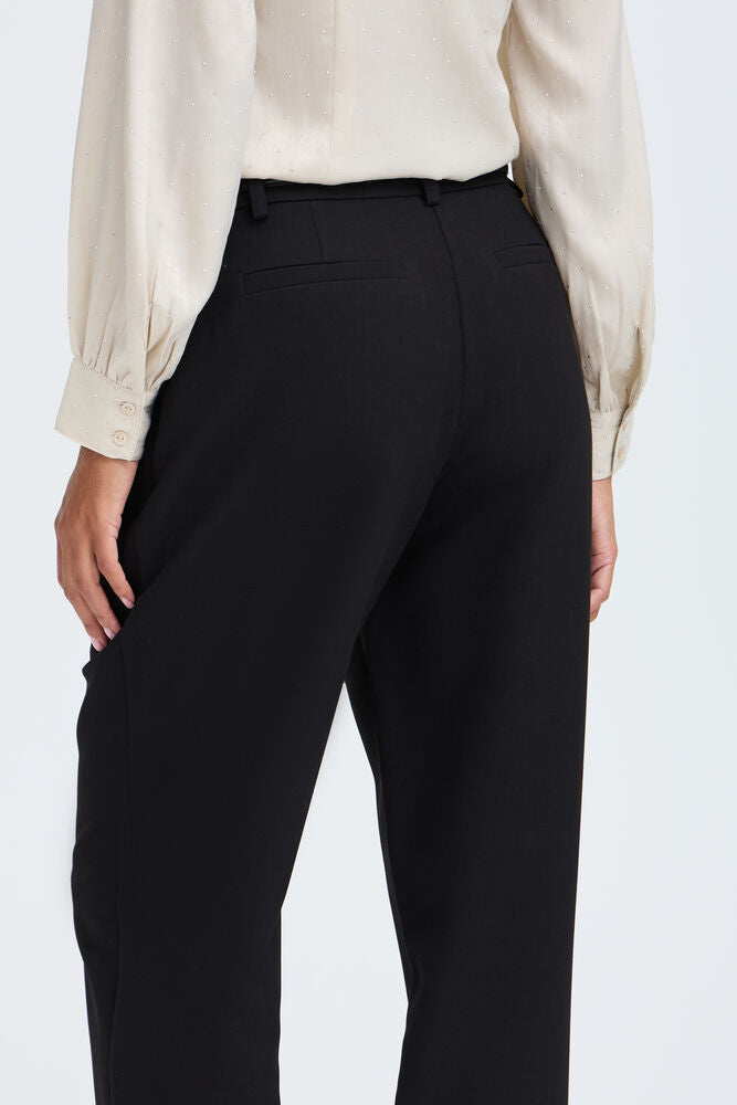 b.young Denoa Barrel Pleat Trousers Meteorite