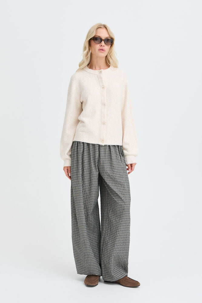 b.young Omea Deco Cardigan Birch Melange