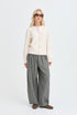 b.young Omea Deco Cardigan Birch Melange