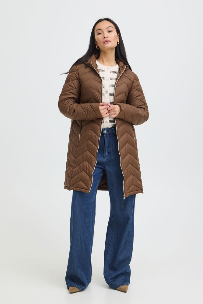 Fransa Padded Jacket Rain Drum