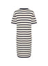 Saint Tropez Likam Striped Dress Winter White Nightsky Stripe