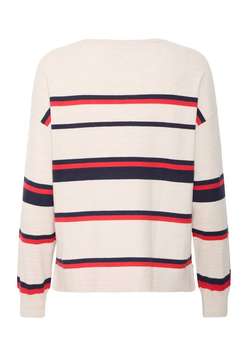 Fransa Melani Pullover Limestone Melange Mix