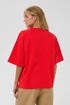 Saint Tropez Panna SS Sweatshirt Fiery Red