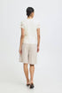 b.young Taimi Crochet Tshirt Optical White