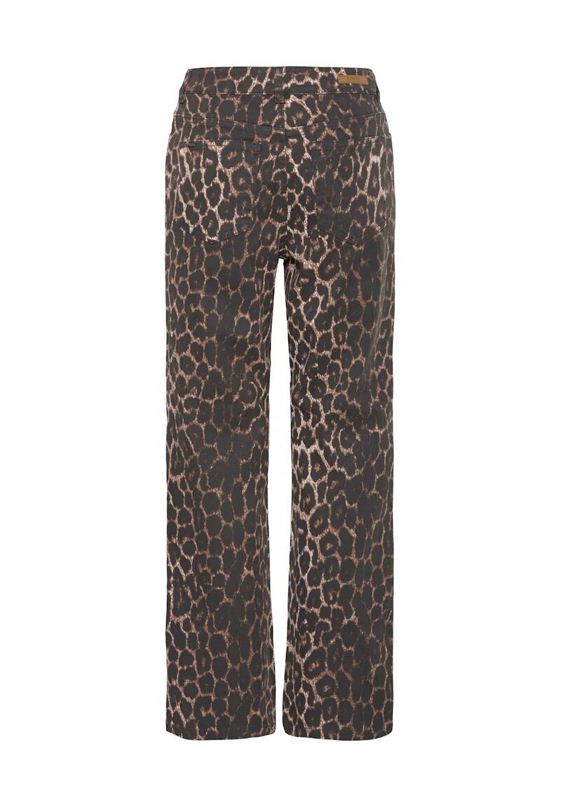 b.young Kenna High Waisted Jeans  Denim Leopard Mix
