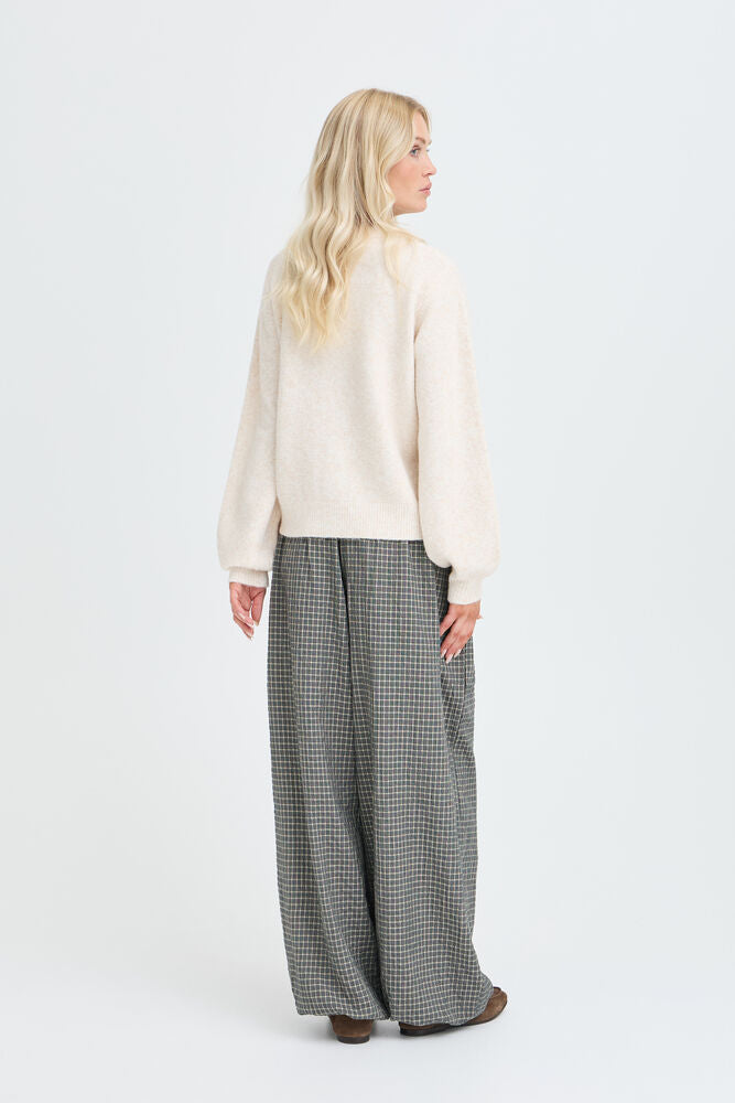 b.young Omea Deco Cardigan Birch Melange