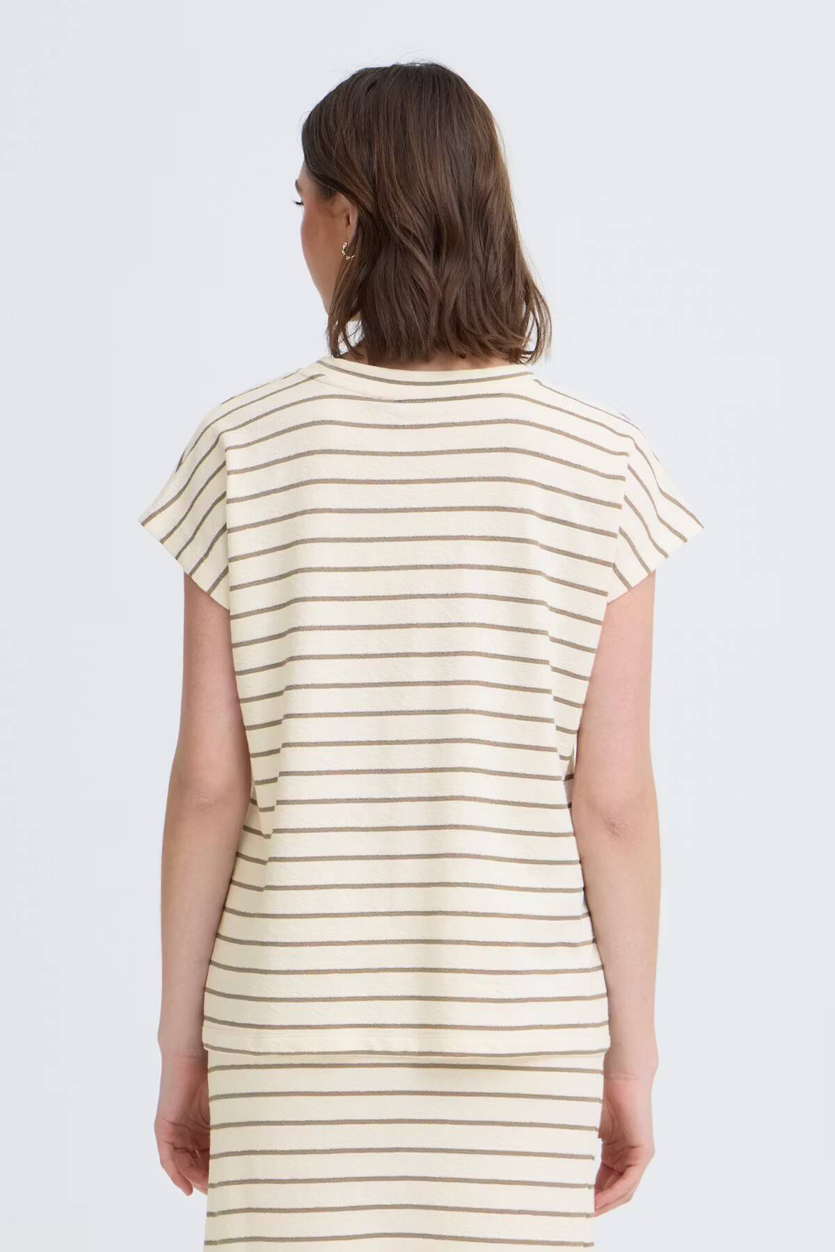 Fransa Fauna T-Shirt Mountain Stripe