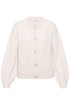b.young Omea Deco Cardigan Birch Melange