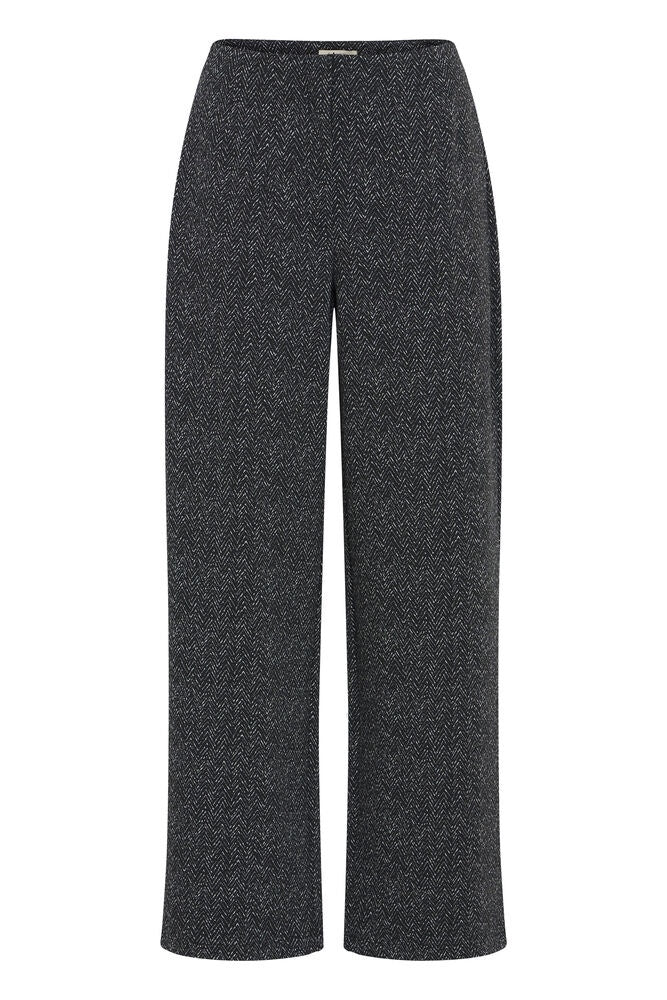 Fransa Catalina Trousers Black/White