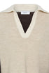 b.young Monna Polo Jumper Java Melange Color Block