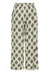 b.young Joella Crop Trousers Ogee Ikat Kalamata