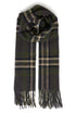 b.young Welch Scarf Java/Avocado Check Scarf