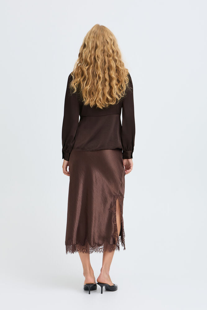 b.young Isa Peplum Shirt Java