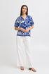Fransa Cora Blouse Blue Lolite Art