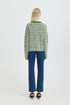 b.young Ojula Jumper Artichoke Green Abstrect