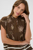 Saint Tropez Rosashell Blouse Fudge Sea Shell
