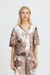 b.young Jannike Shirt French Roast Paisley
