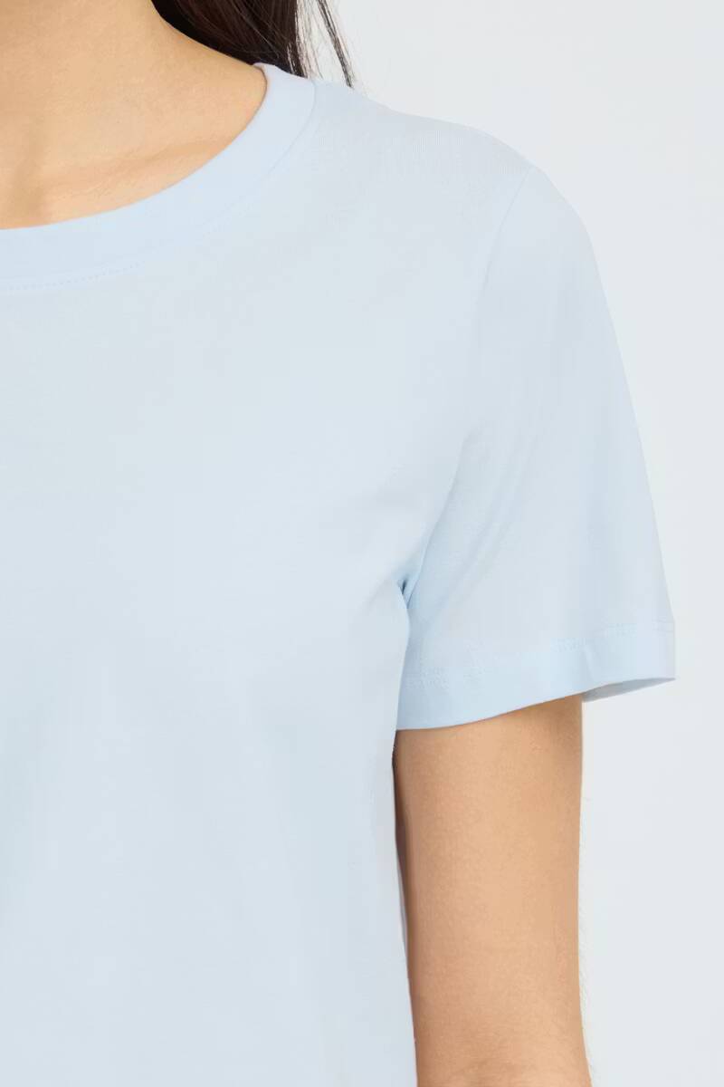Fransa Zashoulder V-Neck T-Shirt Country Air