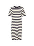 Saint Tropez Likam Striped Dress Winter White Nightsky Stripe