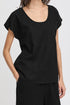 b.young Falakka O-Neck Blouse Ethnic Black Mix