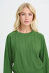 b.young Mmorla Pointelle Jumper Artichoke Green