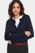 Saint Tropez Mila R-Neck Cardigan Night Sky