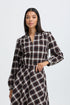 b.young Flanny Shirt Java Check