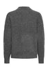 b.young Magge Emb Jumper Dark Grey Melange