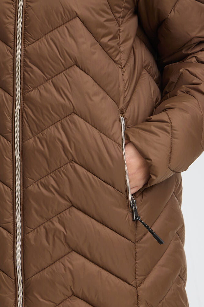 Fransa Padded Jacket Rain Drum
