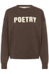 Saint Tropez Suzie Sweatshirt Chocolate Brown