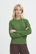 b.young Mmorla Pointelle Jumper Artichoke Green